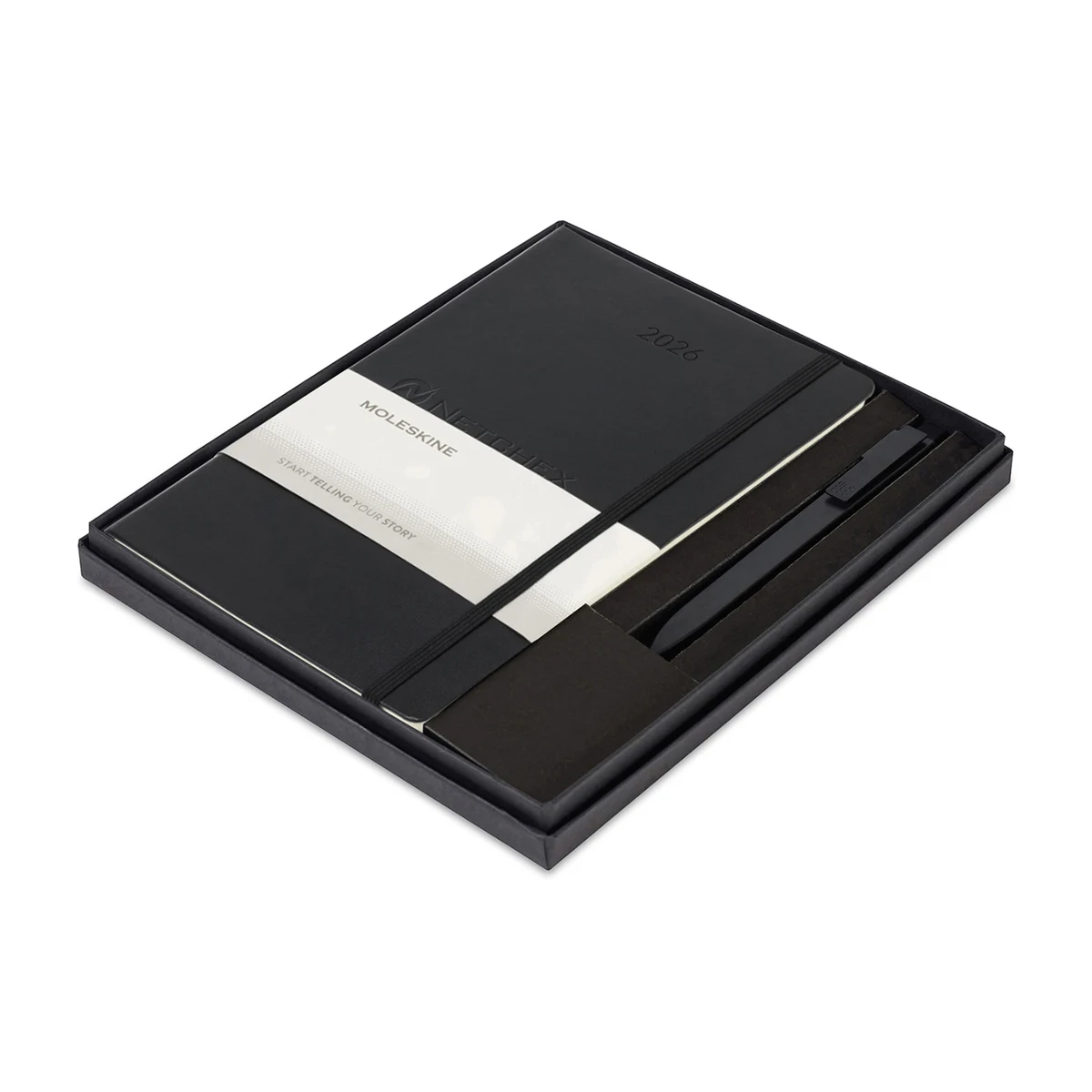 Moleskine® Soft Cover Large 12-Month Weekly 2026 Planner and GO Pen Gift Set 1