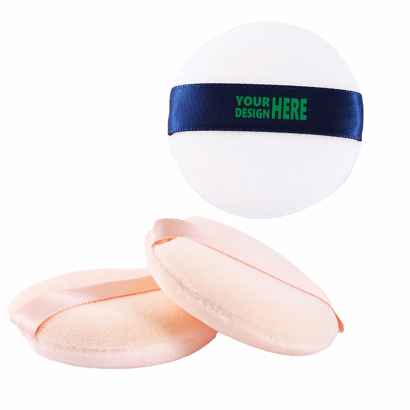 Powder Puff Washable Round Soft Velour Loose