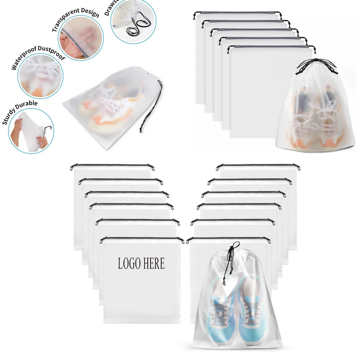 Towels And Shoes Storage Waterproof Bag 1