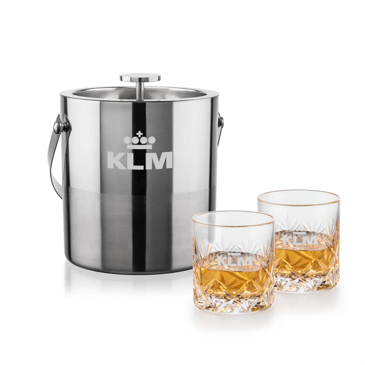 Catania Ice Bucket & Park Lane On-the-Rocks Set 1