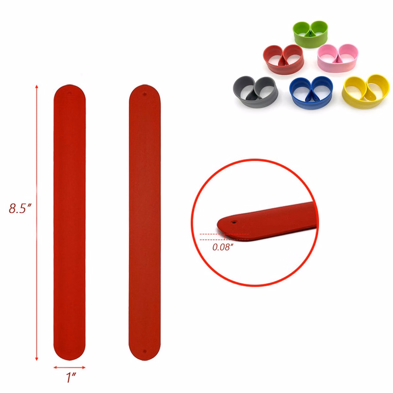 Custom Silicone Slap Bands