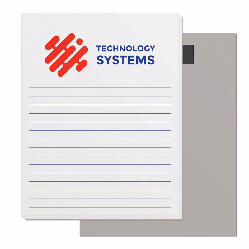 50 Page Note-Pads with 2 Custom Colour Imprint (4.25"x5.5")