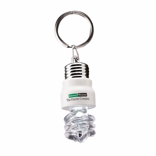 Light Up Light Bulb Keytag