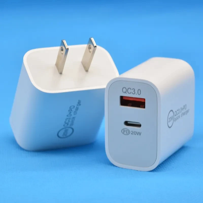 Dual Port Fast Charging QC 3.0 & PD 20W Power Adapter 1