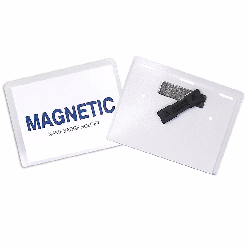 4" x 3" Magnetic Badge Holders