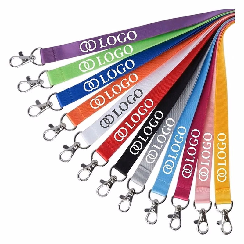 Customizable 3/4" Polyester Lanyard with Plastic Buckle