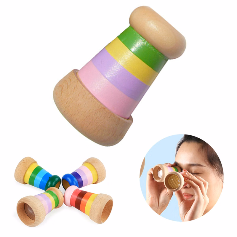Wooden Kaleidoscope Toy