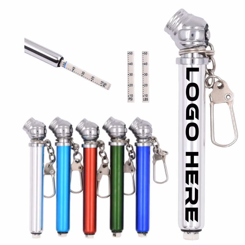 Tire Pressure Measuring Pen Keychain