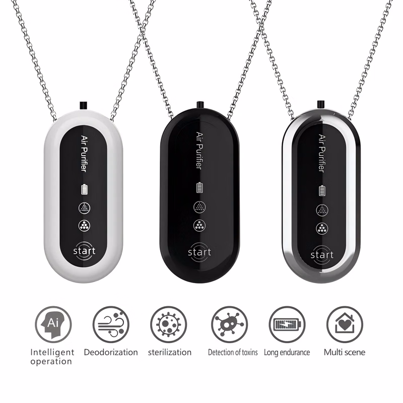 Portable Neck-worn Air Purifier