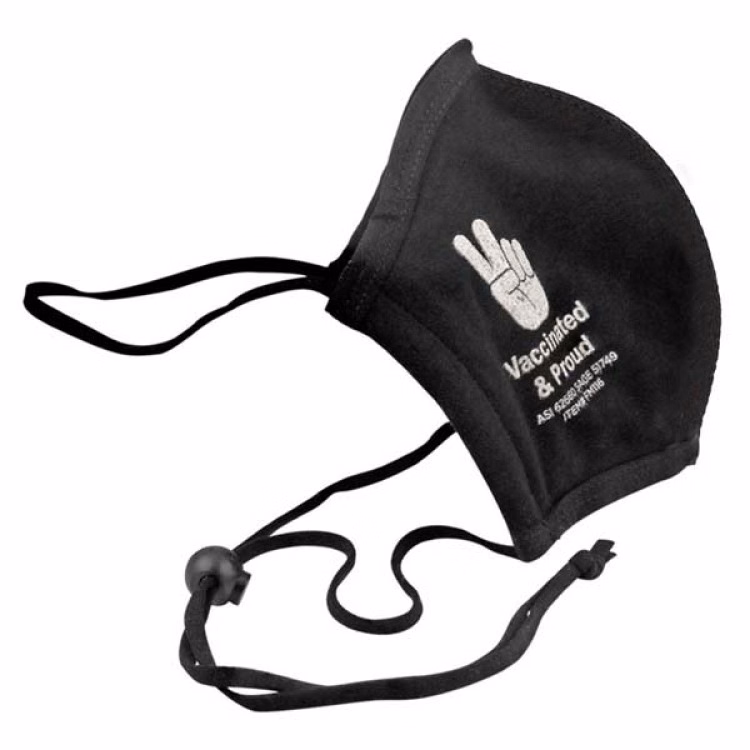 Ear Free Over The Head 3-Ply Face Mask With Nose Wire