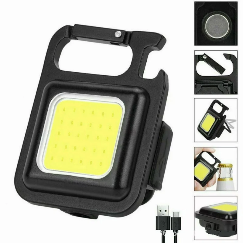 Cob Pocket Light Multifunctional Keychain With Bottle Opener 1