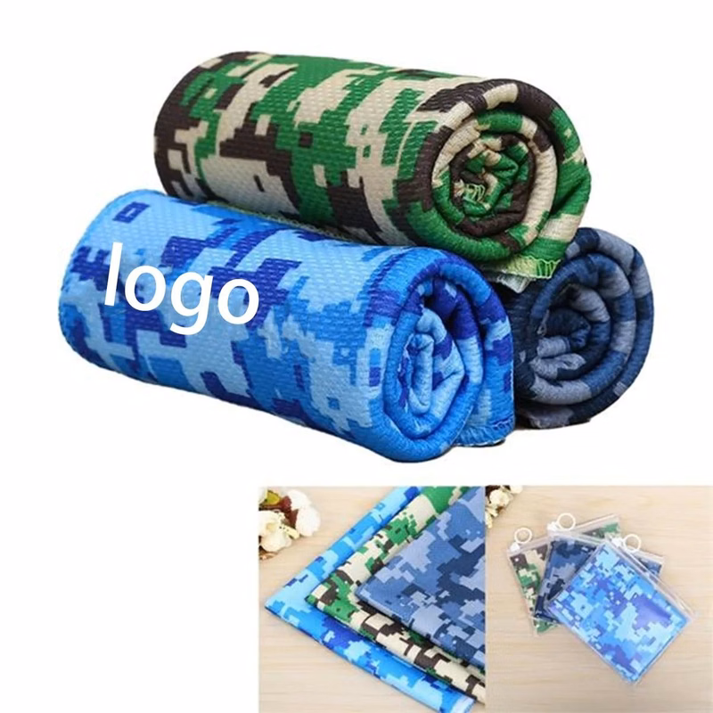 34" x 13" Camouflage Cooling Towel