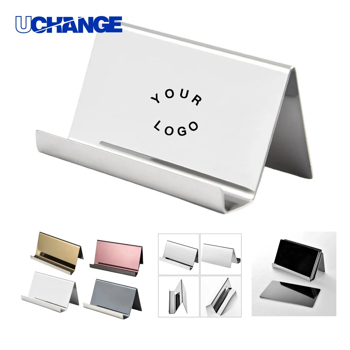 Metal Card Holder Case Compact for Office Travel 1