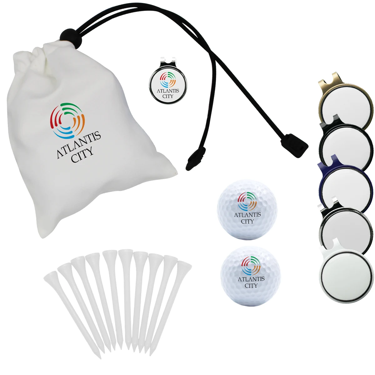 Premium Hat Clip Golf Pouch Pack 1
