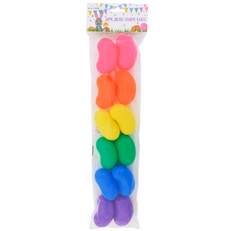 Jellybean Easter Eggs 12 Pack - Assorted Colors