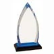 8 Inch Blue Oval Impress Acrylic Trophy 1