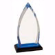 8 Inch Blue Oval Impress Acrylic Trophy