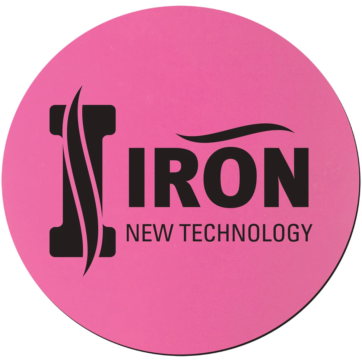 3" Pink Round Silicone Coaster 1
