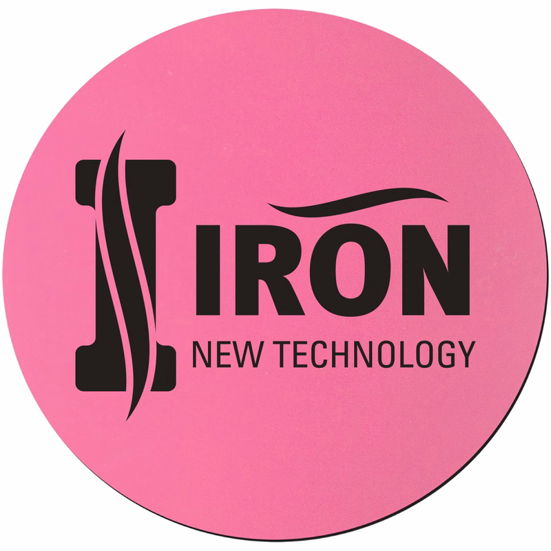 3" Pink Round Silicone Coaster