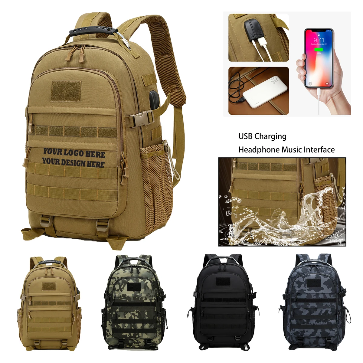 Portable Power Camping Backpack 1