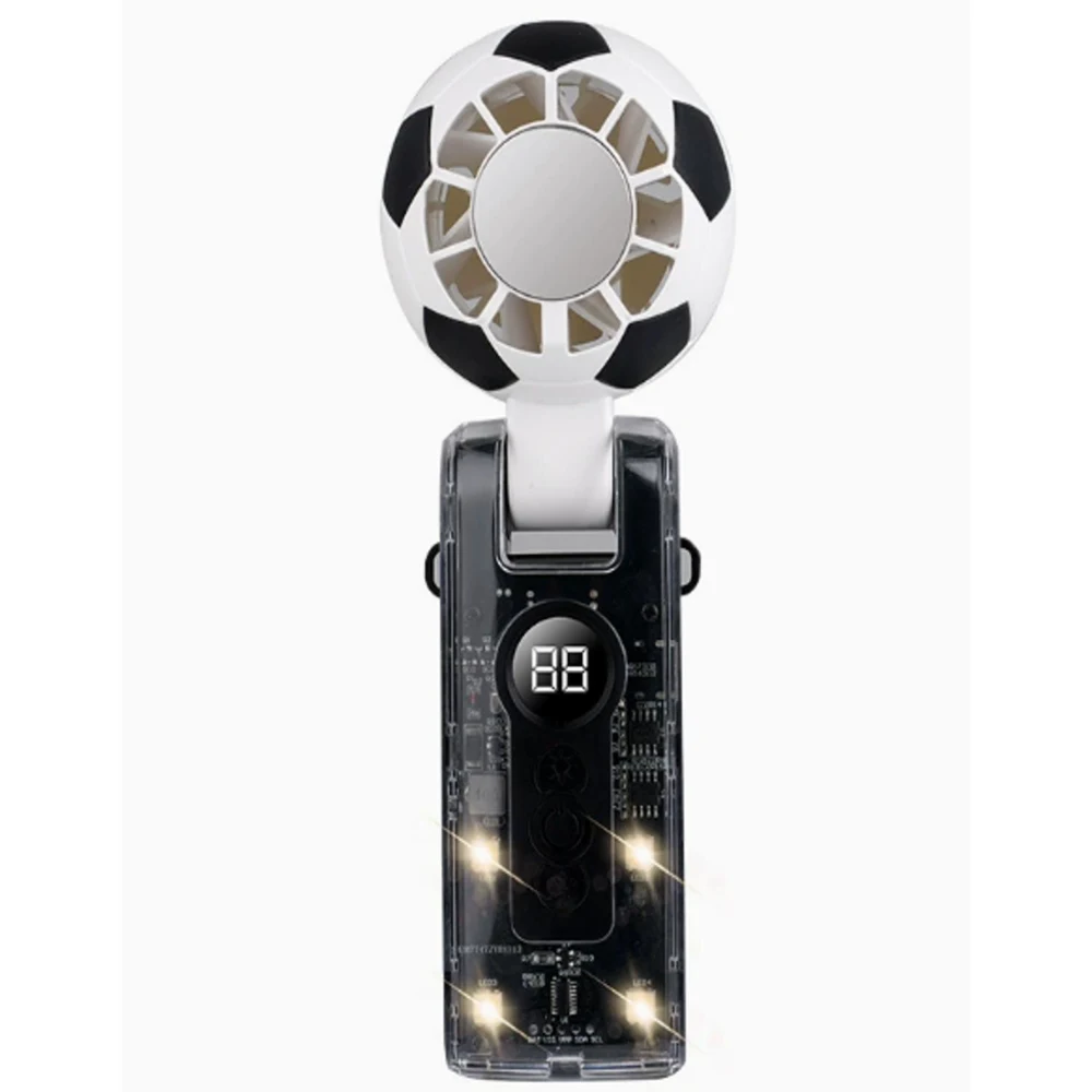 5 Speed Folding Handheld Fan - 3000 mAh 1