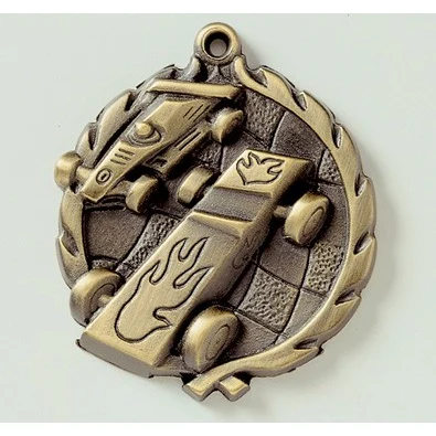 Pinewood Derby Wreath Medal, 1 3/4" 1
