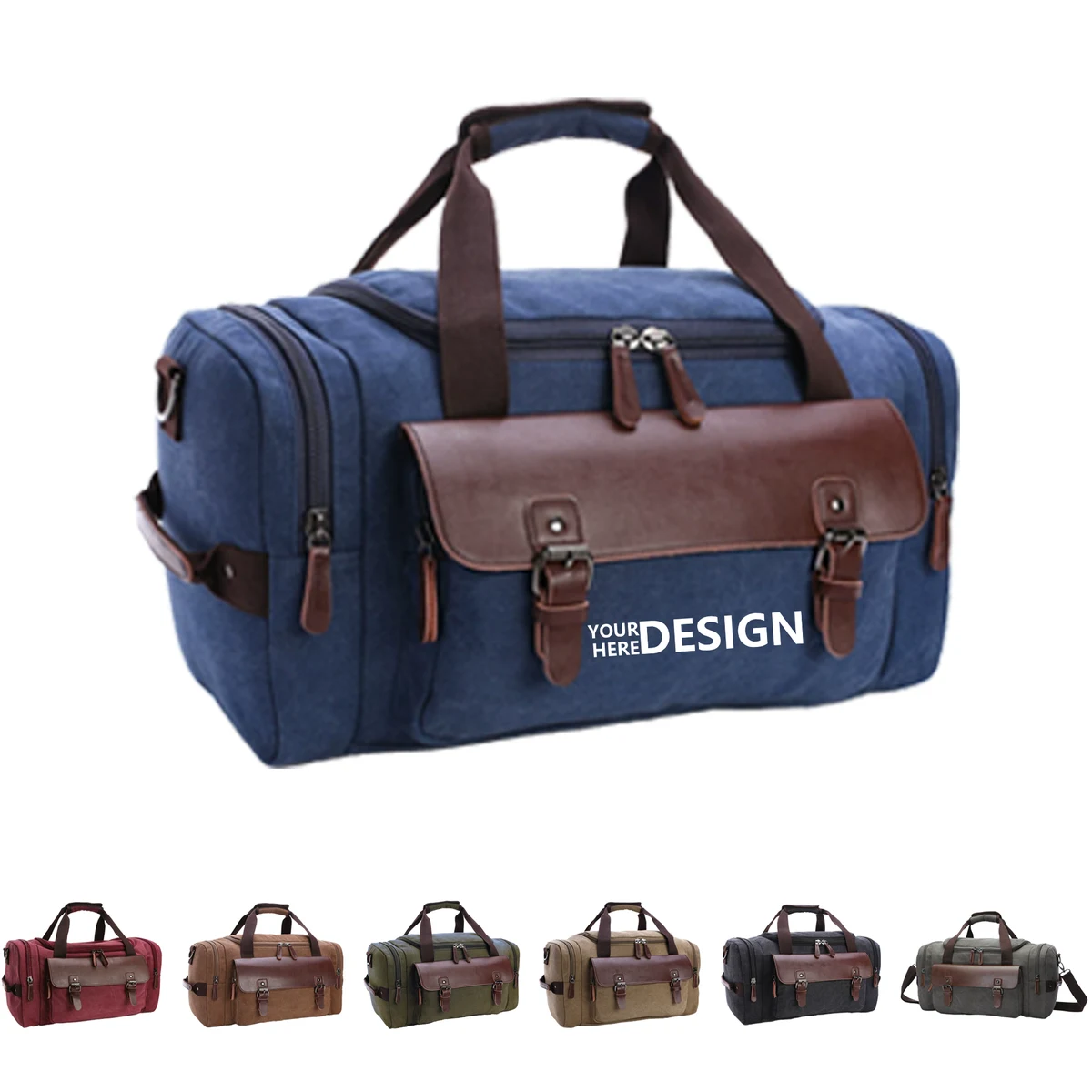 Vintage Canvas Travel Tote 1