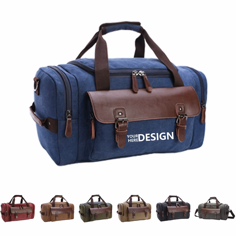 Vintage Canvas Travel Tote