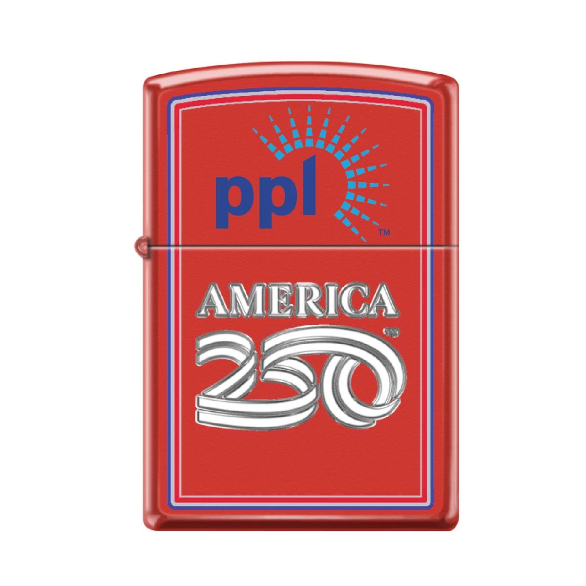 America250 Red Matte Zippo® Windproof Lighter 1