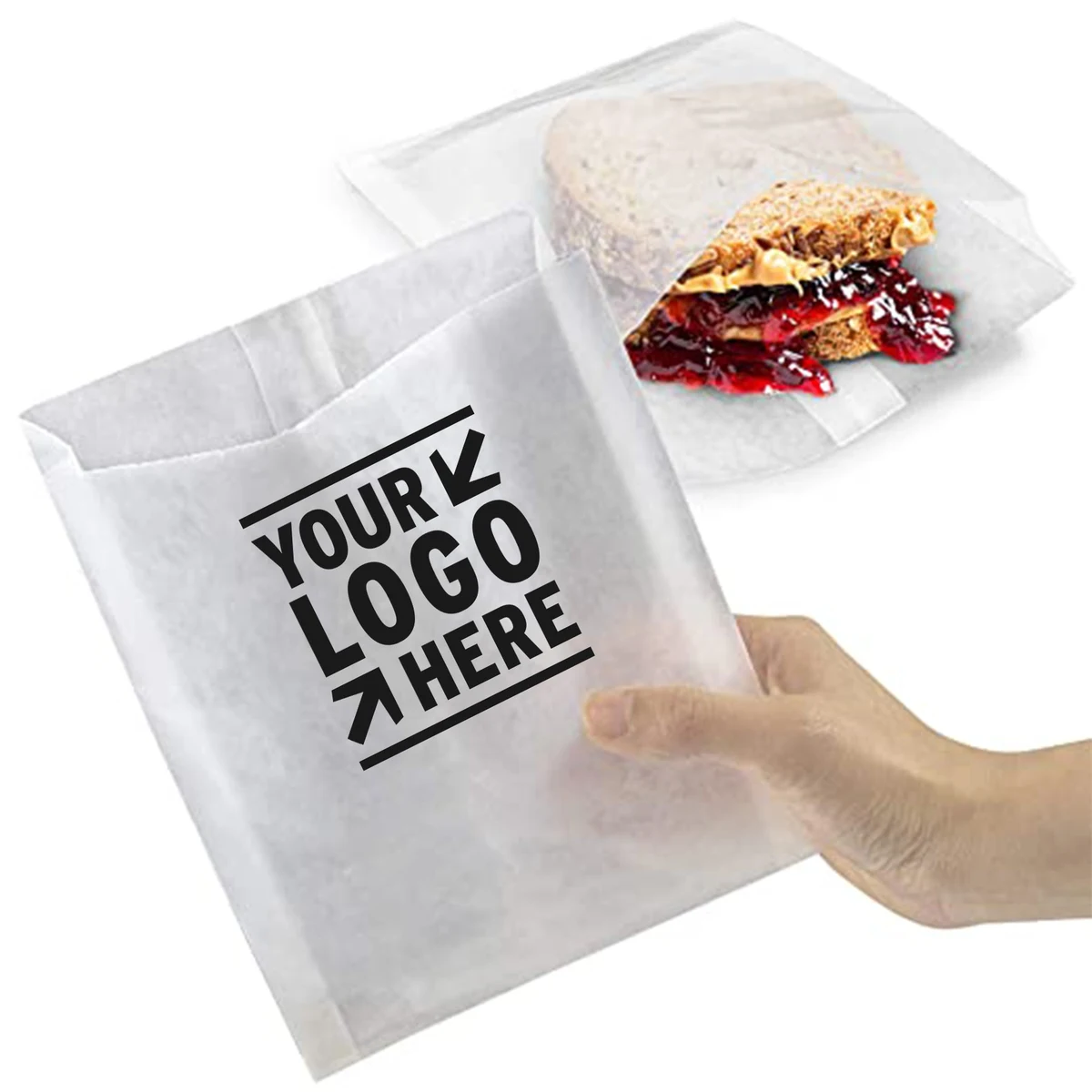 7.87 x 7.09 Inches Resealable Sandwich Bag 1