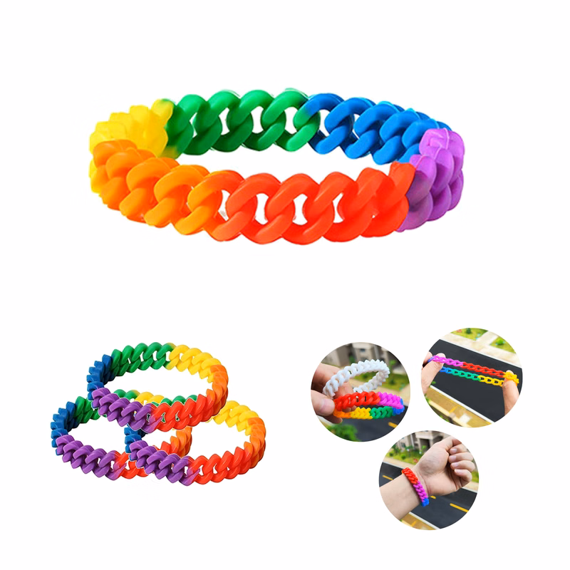 Rainbow Chain Bracelet (direct import)