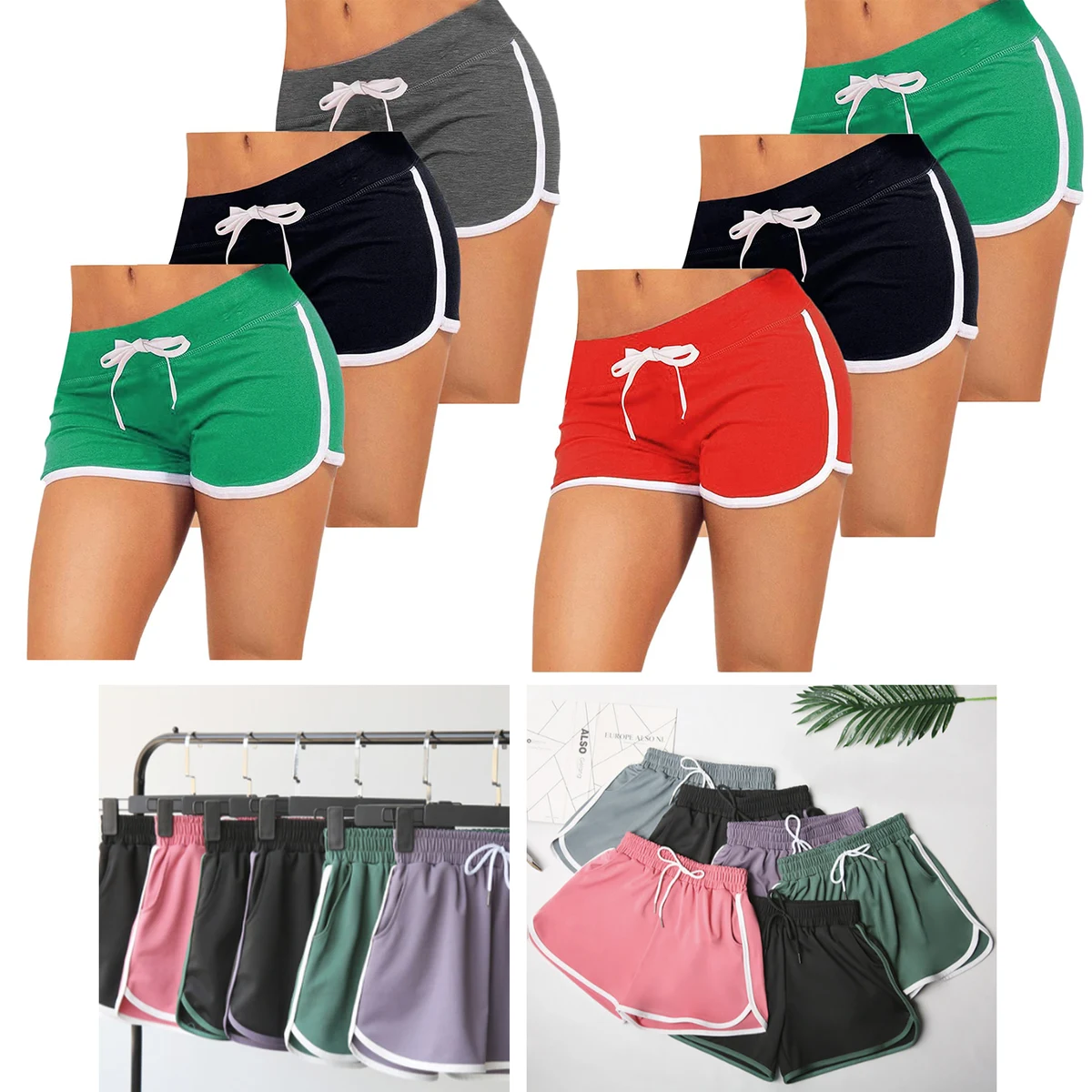 Women Running Yoga Shorts 1