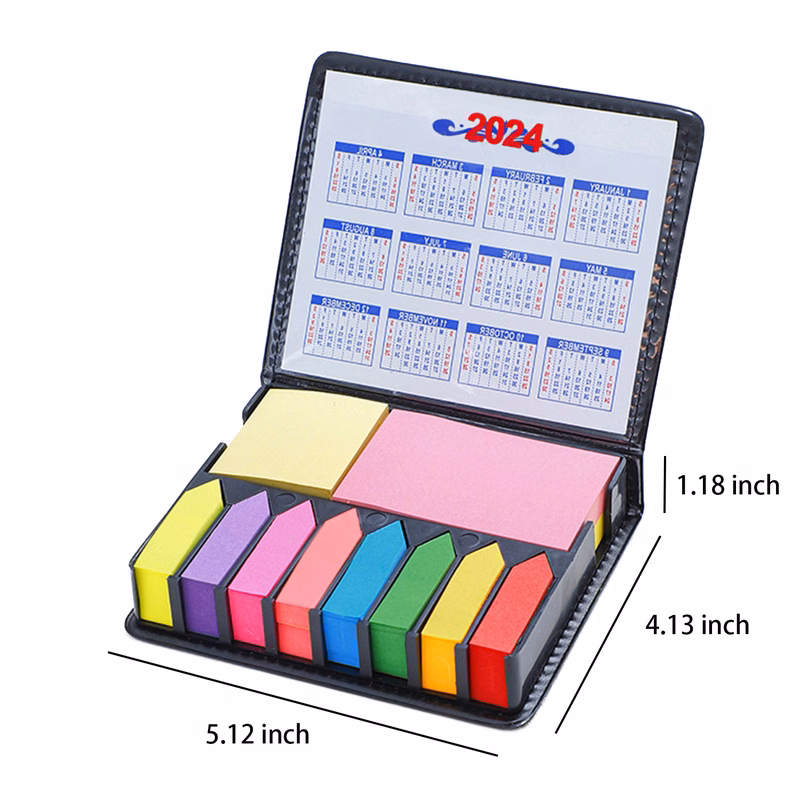 PU Leather Sticky Note Set