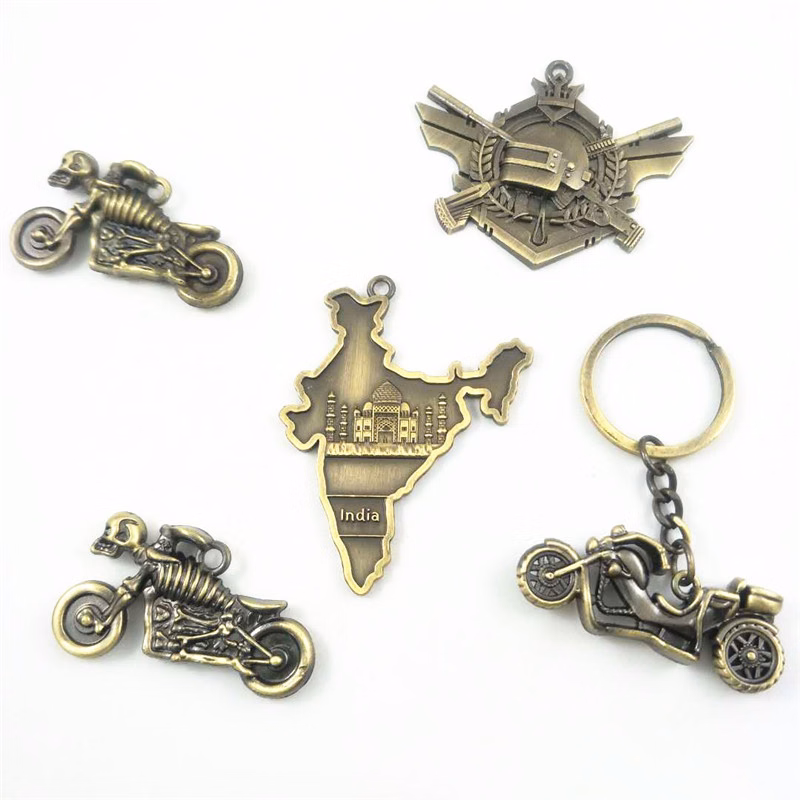 Custom Shape Vintage Metal Key Chain