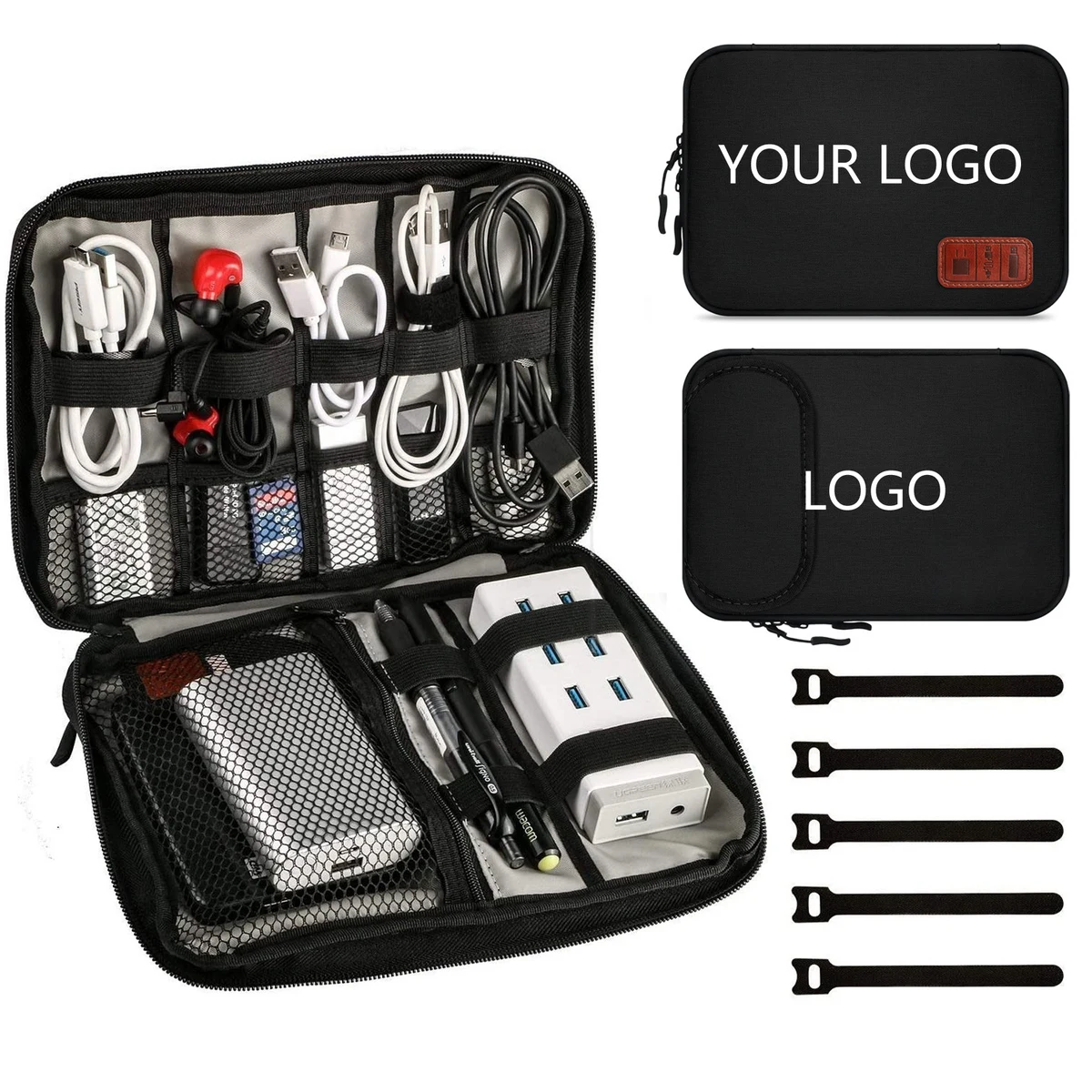 Multifunctional Data Cable Storage Bag 1