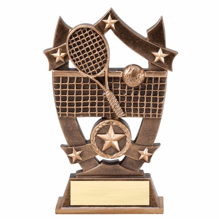 6-1/2" Tall Tennis Sport Stars Resin