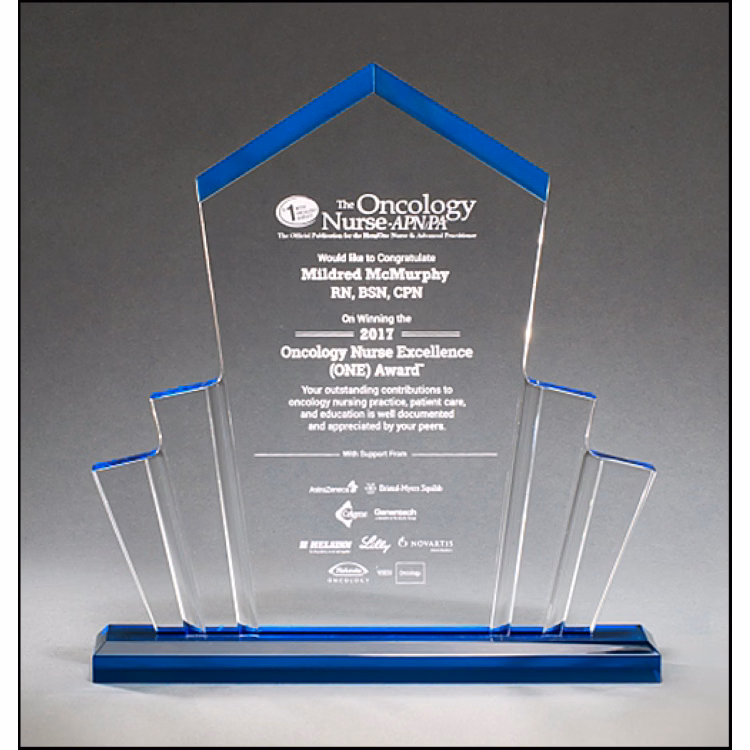 Spotlight Acrylic Award-Blue