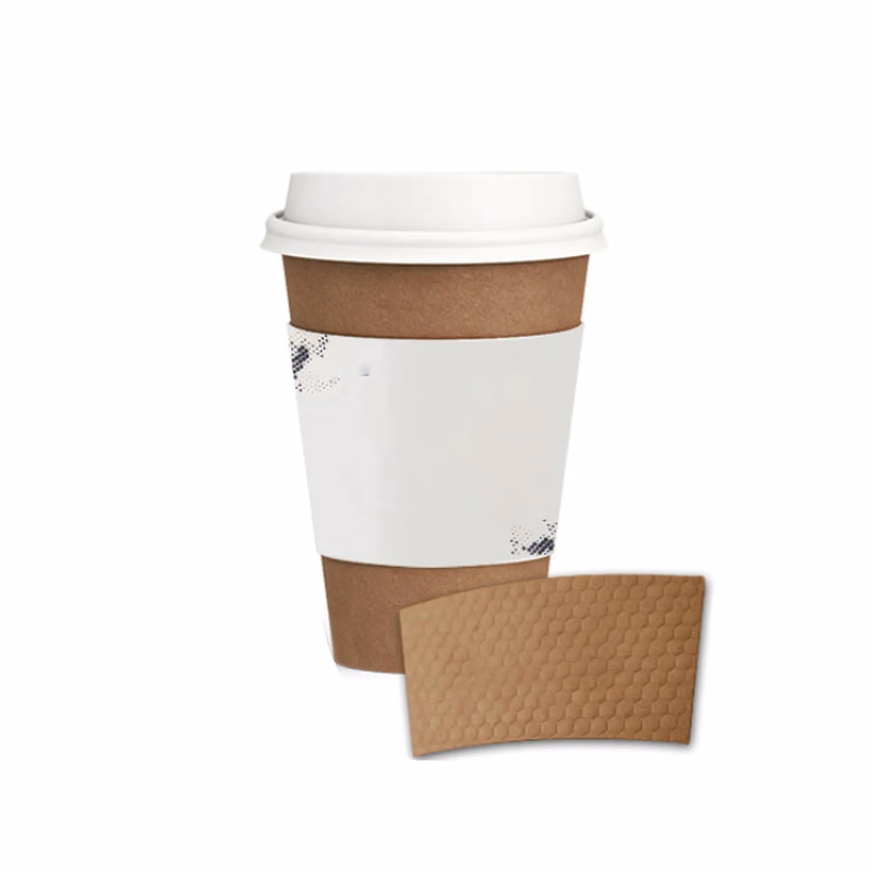 MOQ250 Corrugated Cup Sleeve for Hot and Cold Drinks