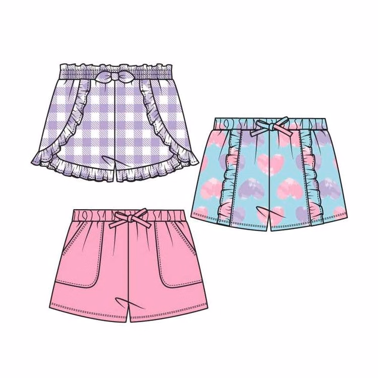 Girls' Shorts - Assorted Colors Sizes 7-16 3pk