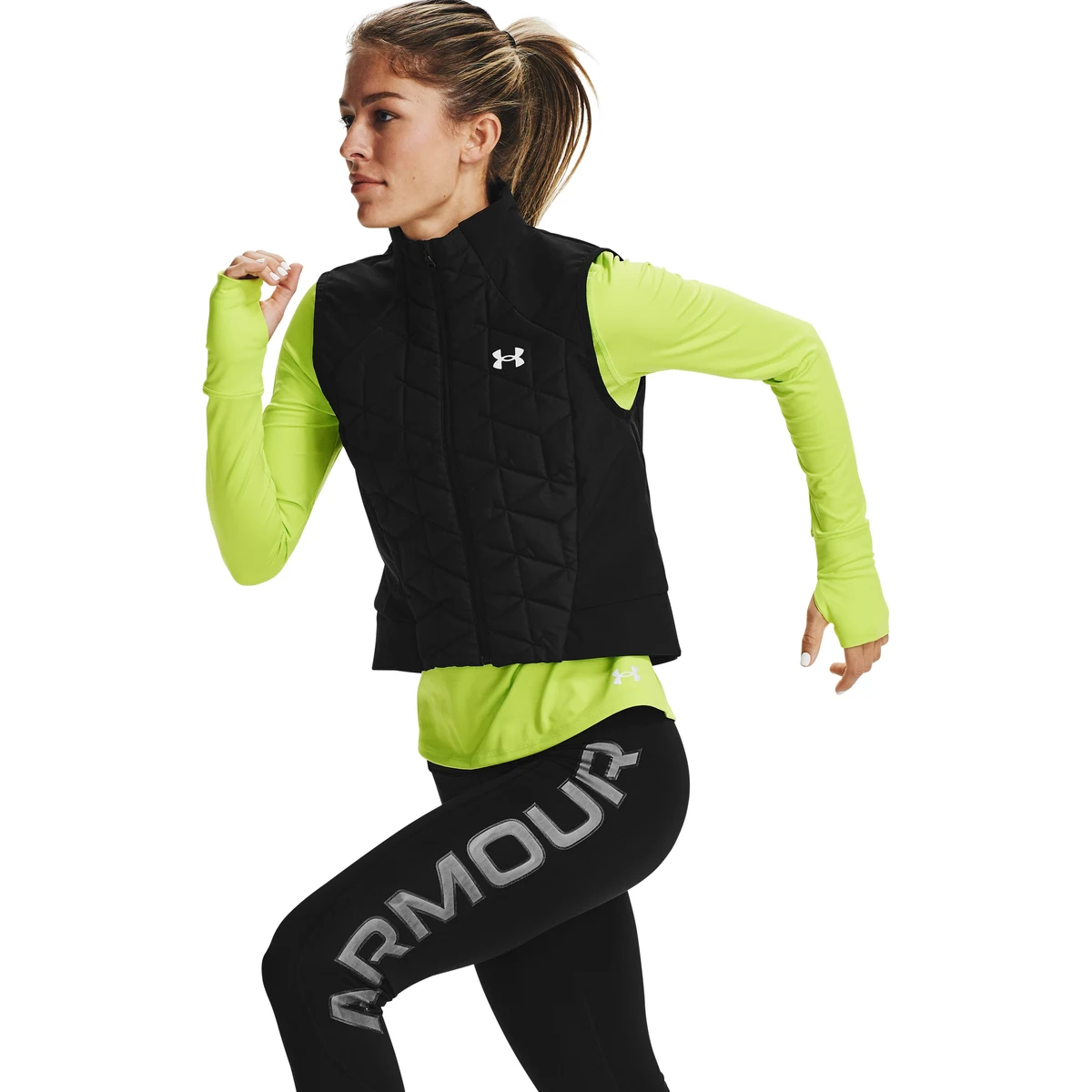 UA Storm ColdGear Reactor Run Women's Vest 1