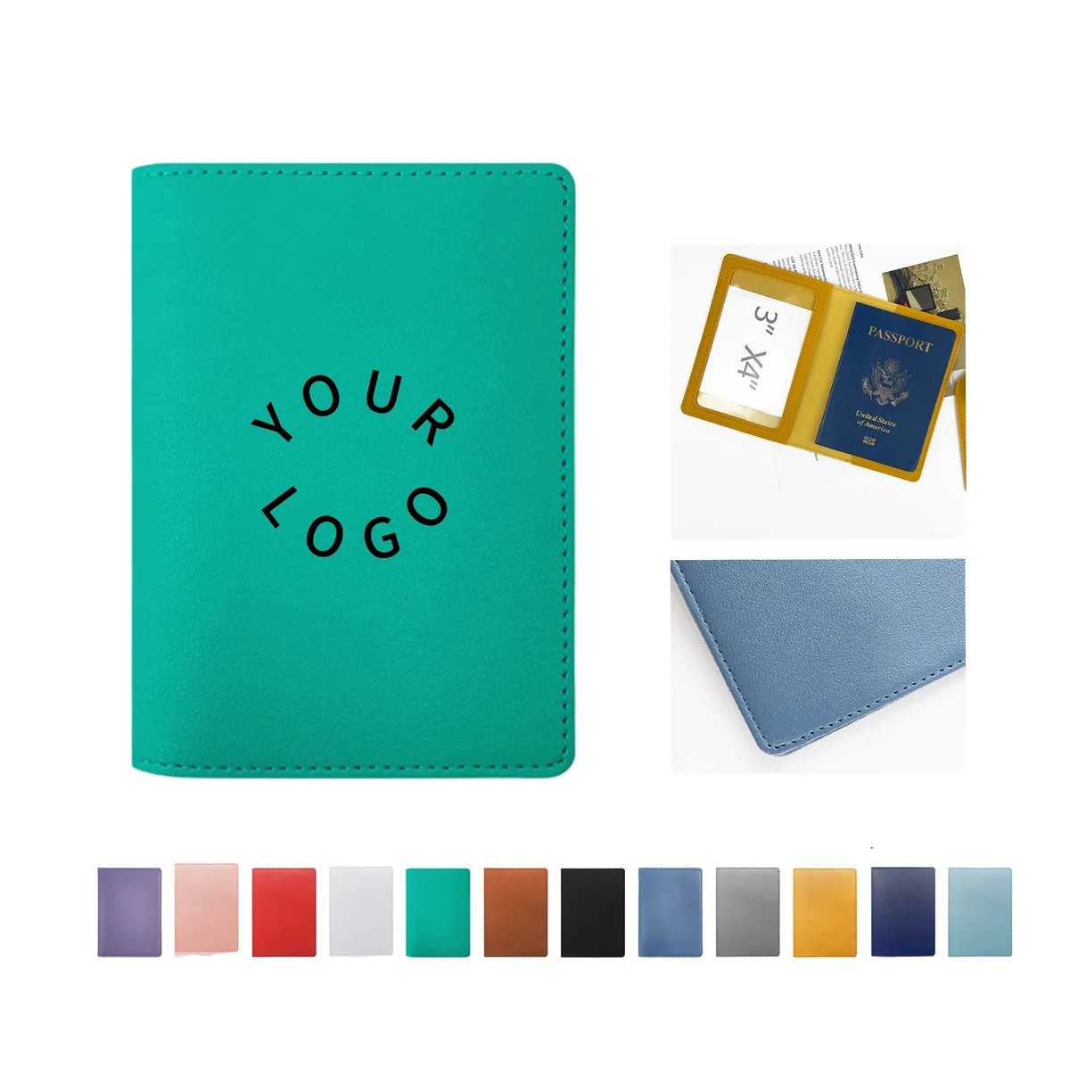 Sleek PU Passport Protector 1
