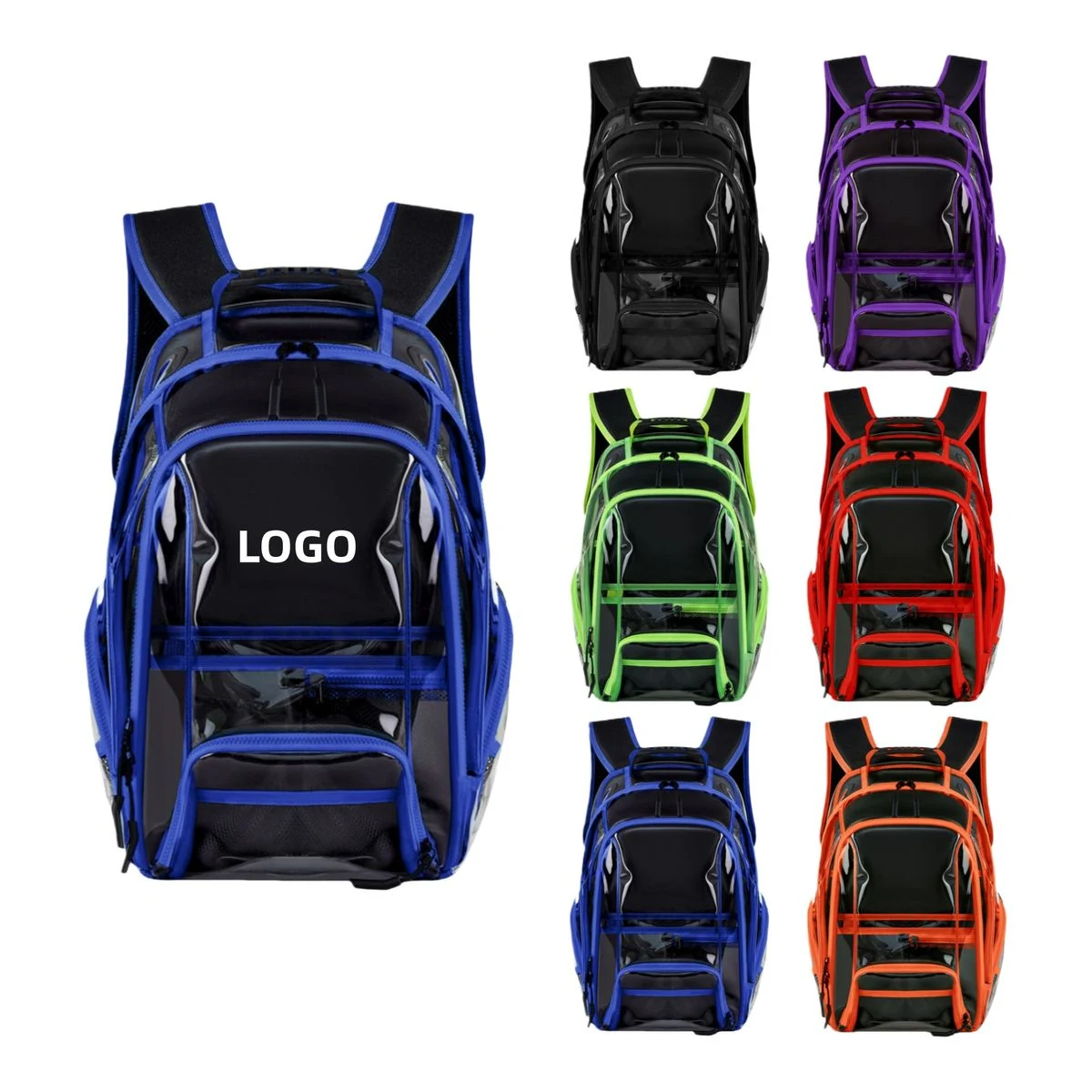 Clear PVC Backpack 1