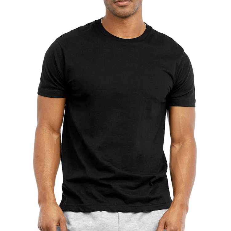Men's Crew Neck T-Shirts - Small Black