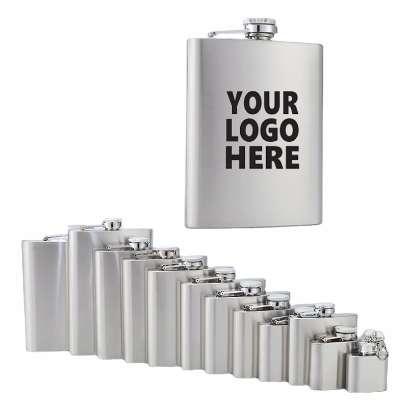 8oz Stainless Steel Wine Alcohol Bottle