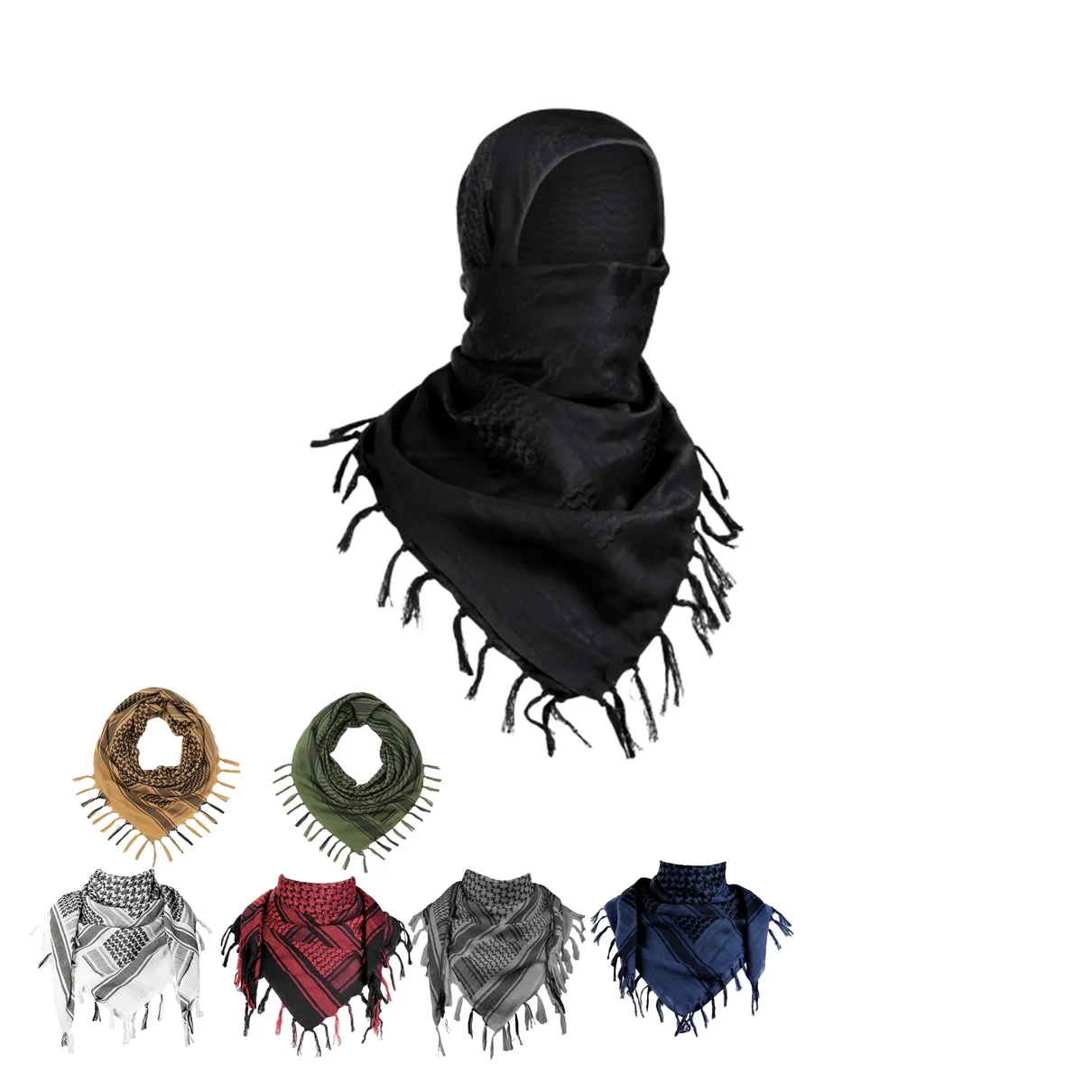 Muslim Hijab Tactical Neckerchief Desert Neck Scarf 1