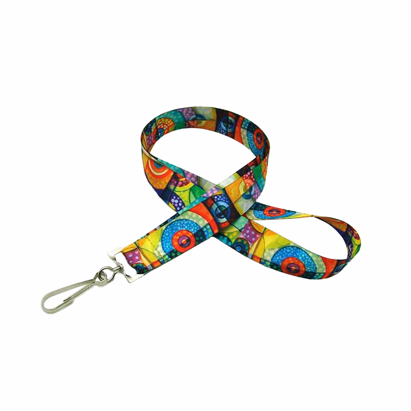 7/8" Digitally Sublimated Lanyard w/ J Hook
