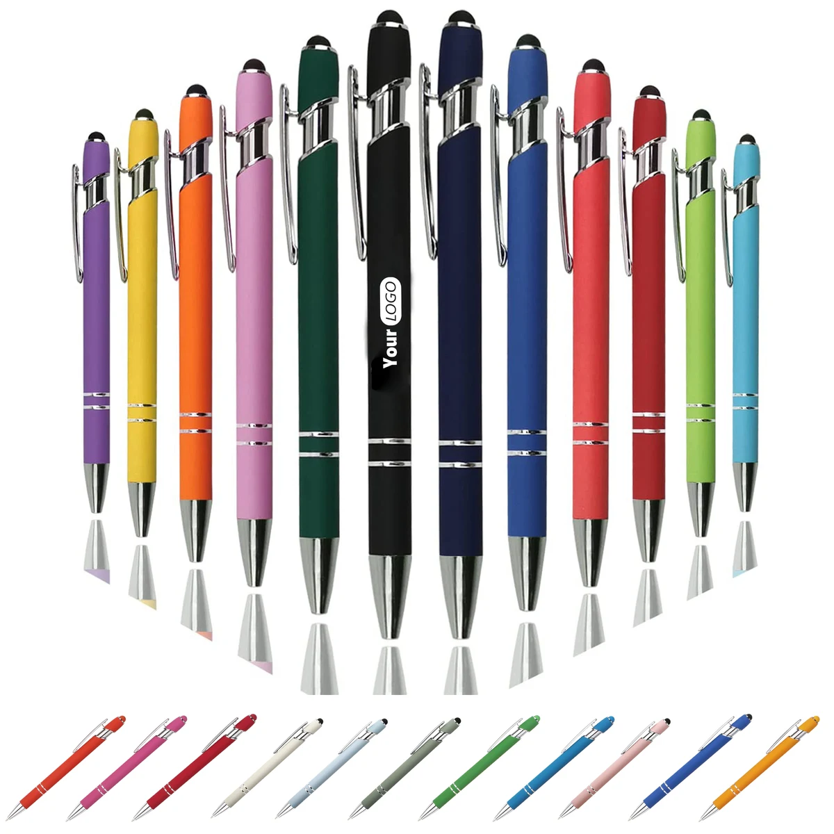 Aluminum Colored Ballpoint Pen 1