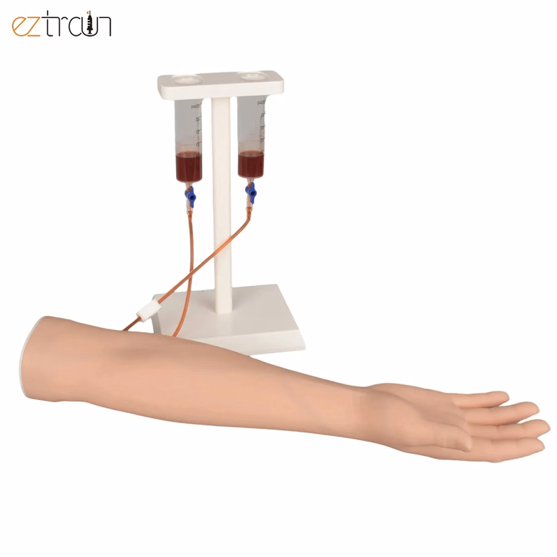 IV Injection Training Arm with Plastic Infusion Tools