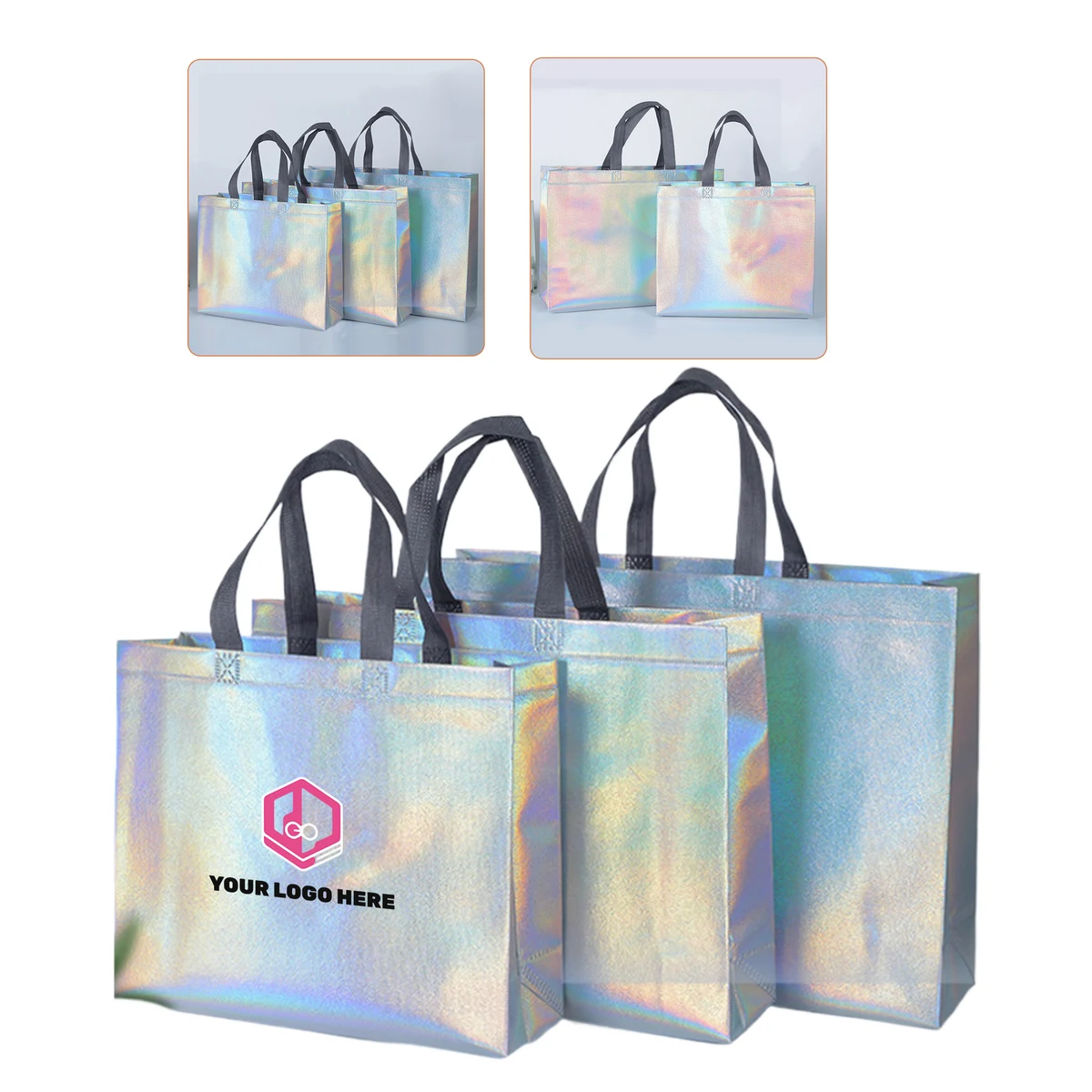 Reflective Holographic Non-Woven Bag 1