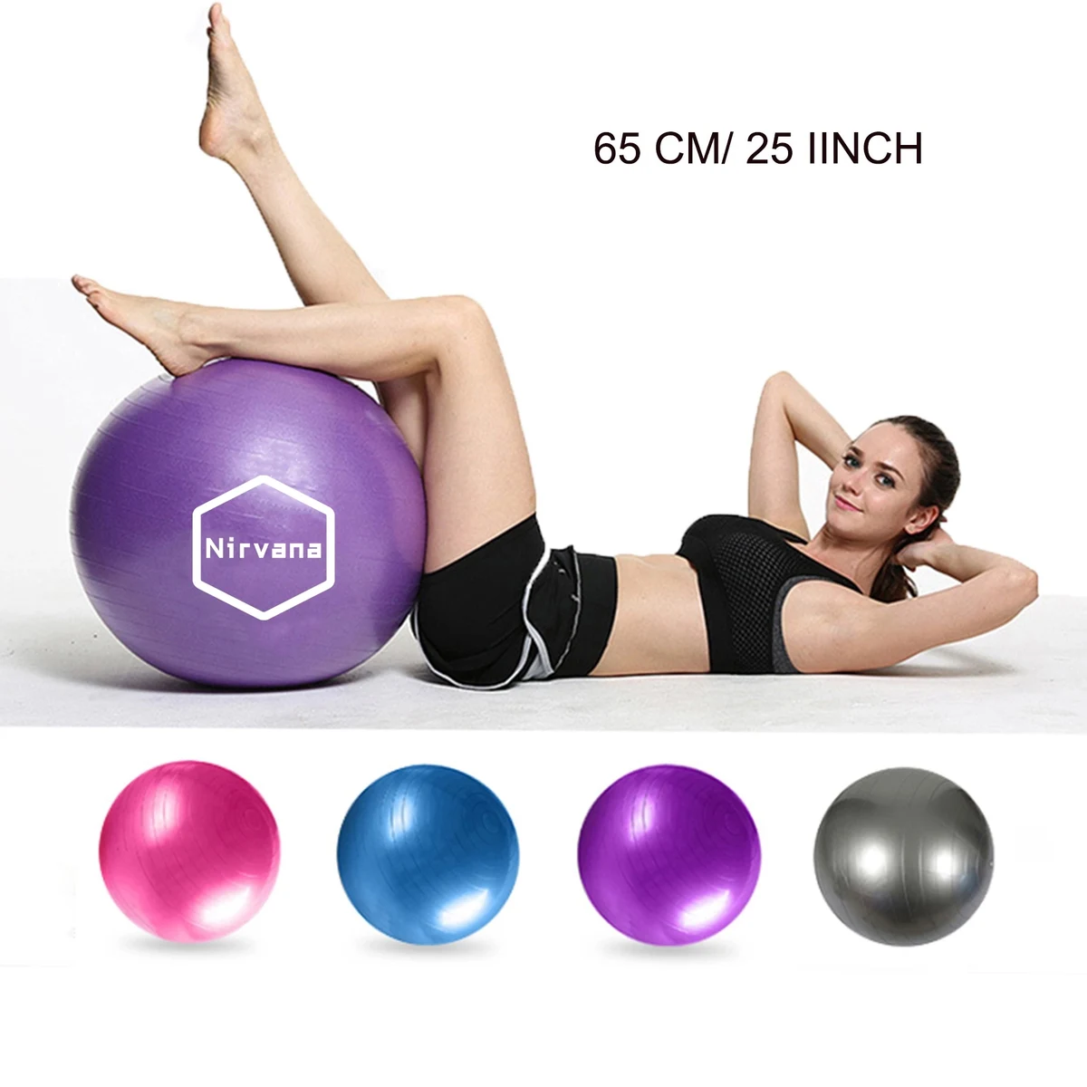 PVC Anti-burst Yoga Ball 1
